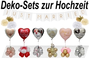 Deko-Sets zur Hochzeit