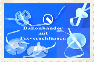 Ballonbänder mit Patentverschlüssen