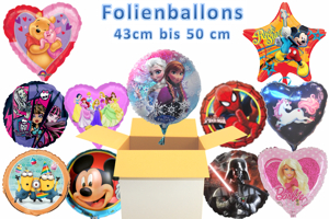 Luftballons 43 cm - 50 cm Motive