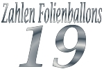 Folienballons Zahl 19