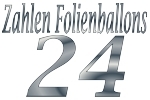 Folienballons Zahl 24