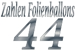 Folienballons Zahl 44