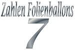 Folienballons Zahl 7