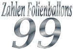 Folienballons Zahl 99