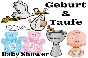 Geburt und Taufe, Babyparty