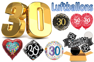 Geburtstag 30 Luftballons