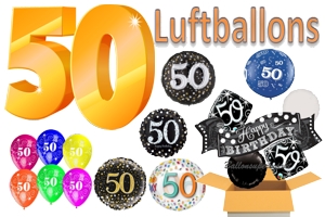 50. Geburtstag Luftballons
