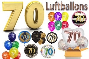 70. Geburtstag Luftballons