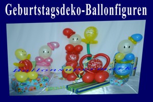Geburtstagsdeko-Ballonfiguren