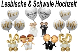 Schwule Hochzeit, Lesbische Hochzeit