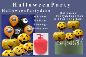 Halloween Partydekoration Luftballons