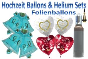 Hochzeits - Sets mit Folienballons