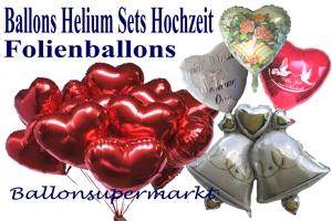 Hochzeit Sets mit Folienballons