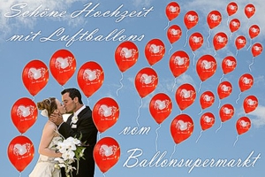 Hochzeit Sets mit Luftballons