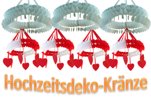 Dekorationskränze Liebe & Hochzeit