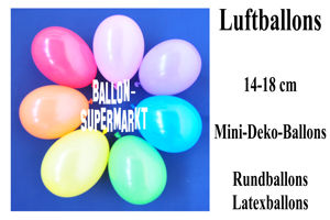 Luftballons 14-18 cm