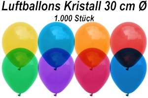 Luftballons Kristall 30 cm - 1000 Stück