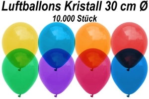 Luftballons Kristall 30 cm - 10000 Stück