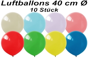 Luftballons 40cm - 10 Stück Beutel