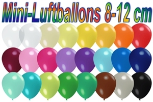 Luftballons Pastell, 8-12 cm 5"