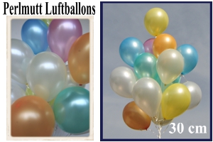 Luftballons 30 cm Perlmutt