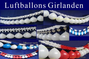 Luftballons Girlanden