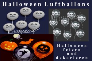 Luftballons Halloween