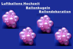 Luftballons Hochzeit Ballonkugeln