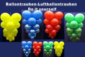 Luftballons Trauben Ballontrauben