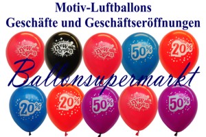 Luftballons für Geschäfte und Geschäftseröffnung