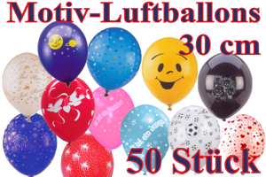 Luftballons: Motive, 30 cm Ø