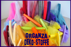 Organza Deko-Stoffe