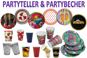 Partyteller & Partybecher