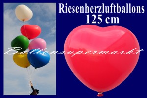 Riesen-Herzluftballons 350 cm