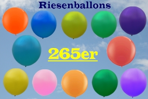Riesenballons Rund 265 cm