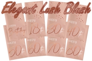 Elegant Lush Blush, Servietten zum Geburtstag Elegant Lush Blush, Servietten zum Geburtstag