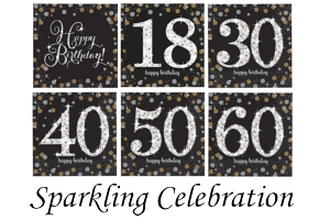 Sparkling Celebration, Servietten zum Geburtstag