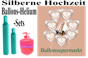 Silberne Hochzeit Sets