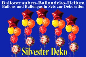 Silvester-Luftballons-Happy-New-Year-Helium-Sets
