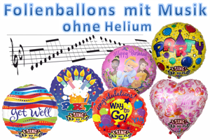 Singende Folienballons