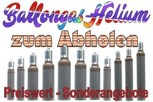 Ballongas bestellen & Abholen