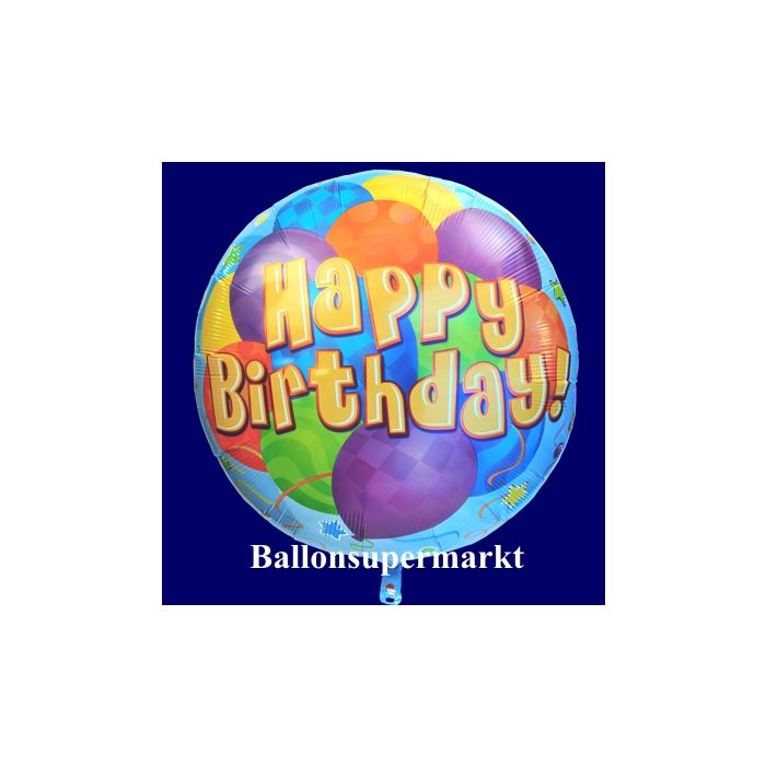 Partydekoration und Luftballons im Shop Folienballon Happy Birthday