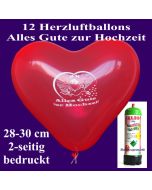 Mini-Ballons-Helium-Set-Hochzeit-rote-Herzluftballons-Alles-Gute-zur-Hochzeit-1-Liter-Ballongas