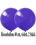 Luftballons 40 cm, Violett, 2 Stück