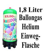 Helium Ballongas Einwegflasche 1,8 Liter