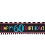 Riesen Geburtstagsbanner zum 60. Gebutstag