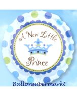 Luftballon mit Helium zu Geburt und Taufe eines Jungen: A New Little Prince