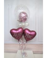 Ballon-Bouquet mit Beschriftung