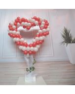 Luftballon-Herz zur Hochzeit