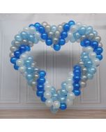  Luftballon-Herz zur Hochzeit